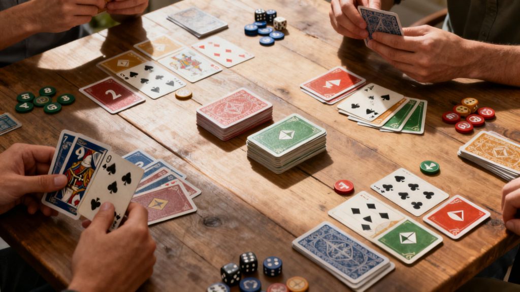 Découvrez quels sont les différents jeux de cartes et leurs mécaniques sans aucun texte