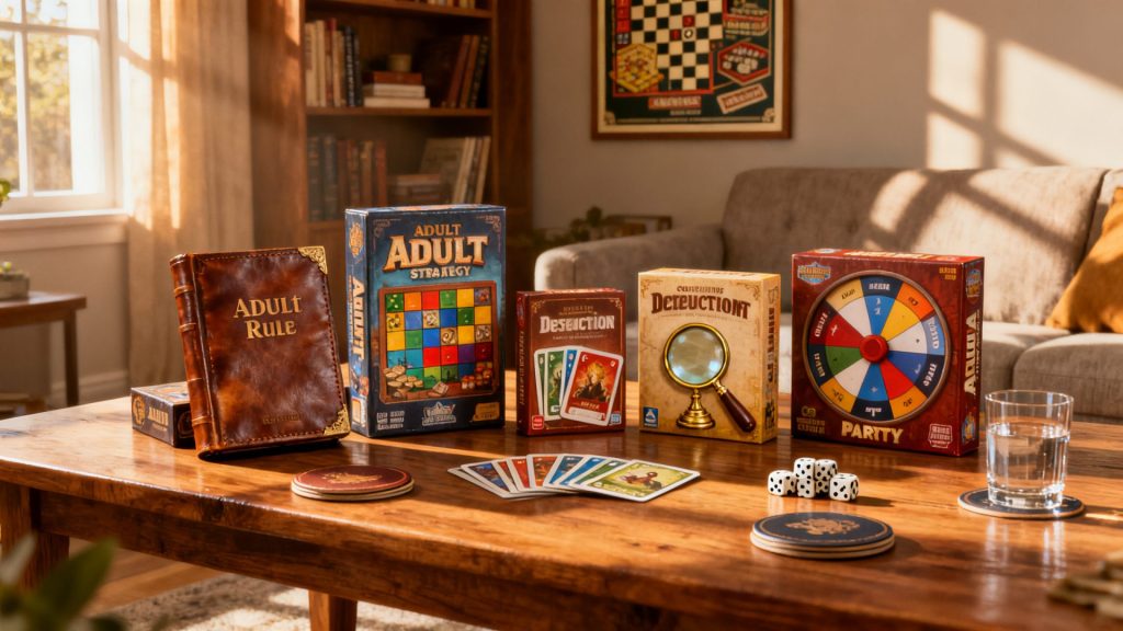 Guide complet pour choisir les bons jeux de société pour adultes sans aucun texte