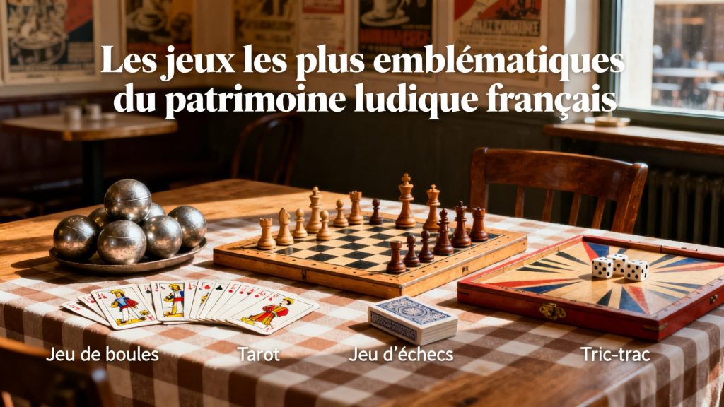 Les jeux les plus emblématiques du patrimoine ludique français avec texte
