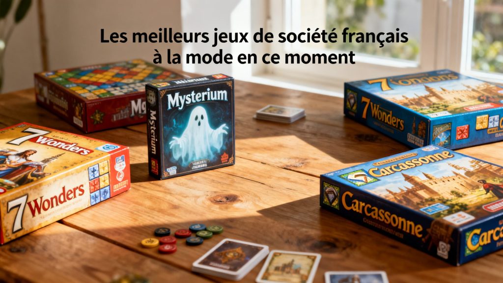 Les meilleurs jeux de société française à la mode en ce moment avec texte