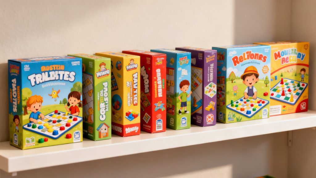 Top 10 des meilleurs jeux de société pour enfants selon leur âge sans aucun texte