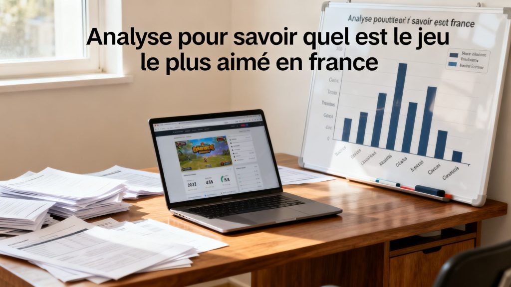 Analysez pour savoir quel est le jeu le plus aimé en france.