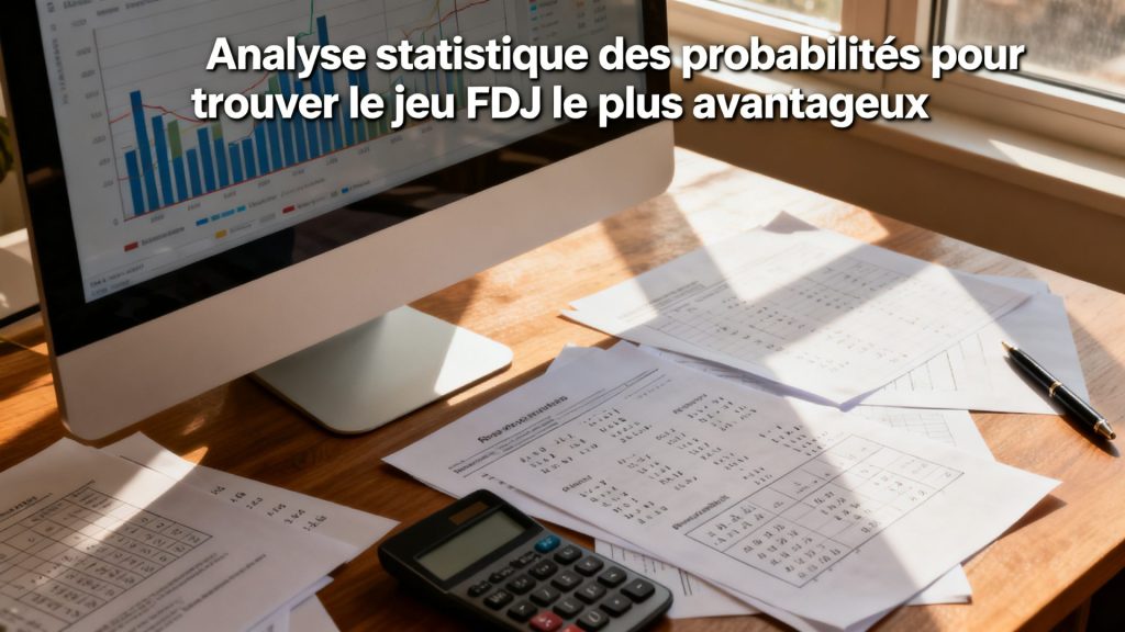 Analyse des statistiques des probabilités pour trouver le jeu FDJ le plus avantageux avec texte
