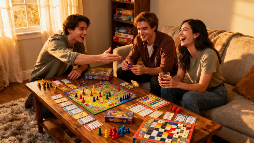 définir le temps libre à travers l'exemple passionnant des jeux de société sans aucun texte