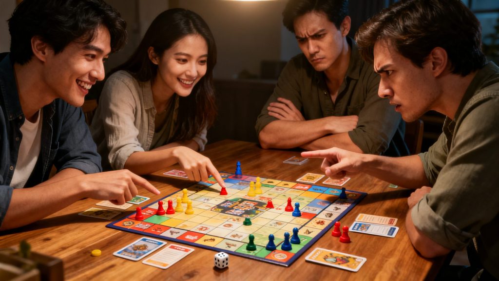 Le jeu de société : outil d'épanouissement social ou source de conflits.