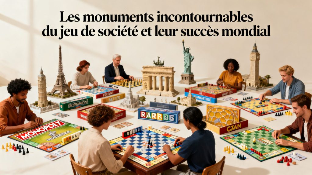 Les monuments incontournables du jeu de société et leur succès mondial avec texte