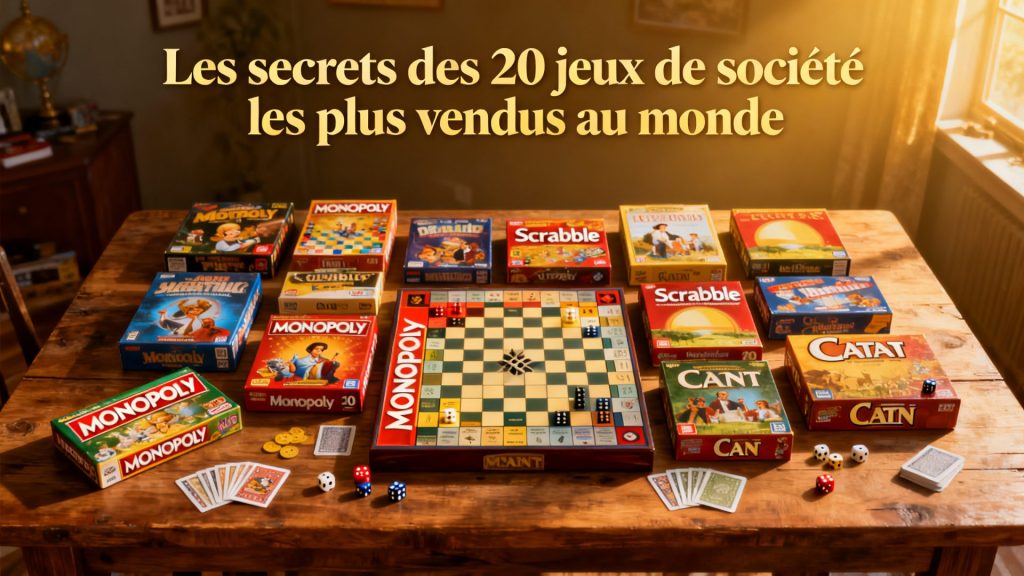 Les secrets des 20 jeux de société les plus vendus au monde. 