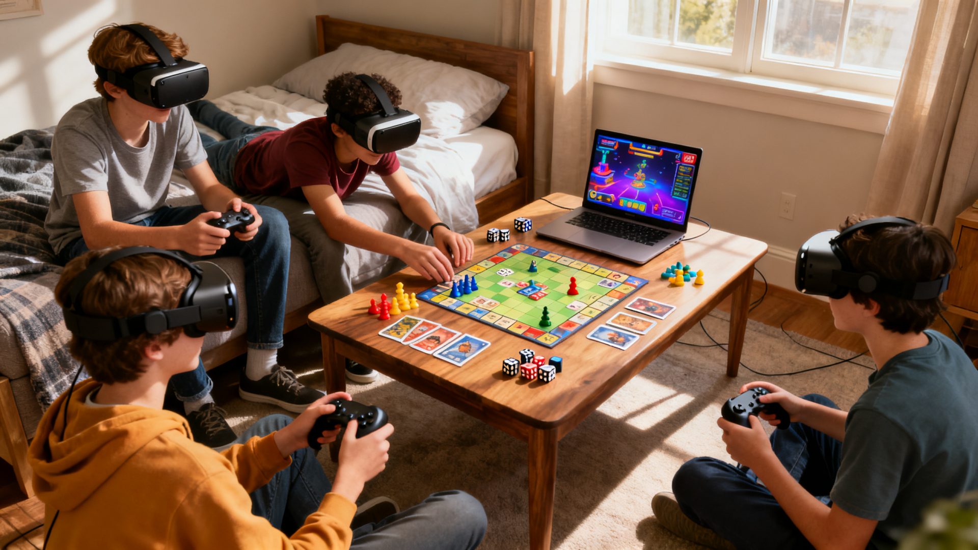 Les véritables passions des adolescents entre mondes virtuels et jeux de table