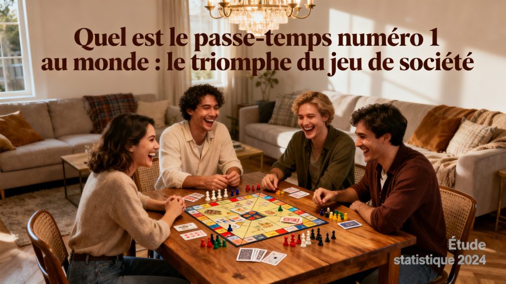 Quel est le passe-temps numéro 1 au monde : le triomphe du jeu de société avec texte
