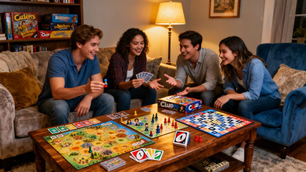 Quels jeux de société choisir pour animer une soirée entre amis sans aucun texte