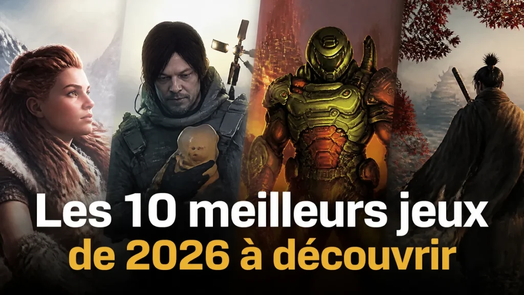 Les 10 meilleurs jeux de 2026 à découvrir avec texte