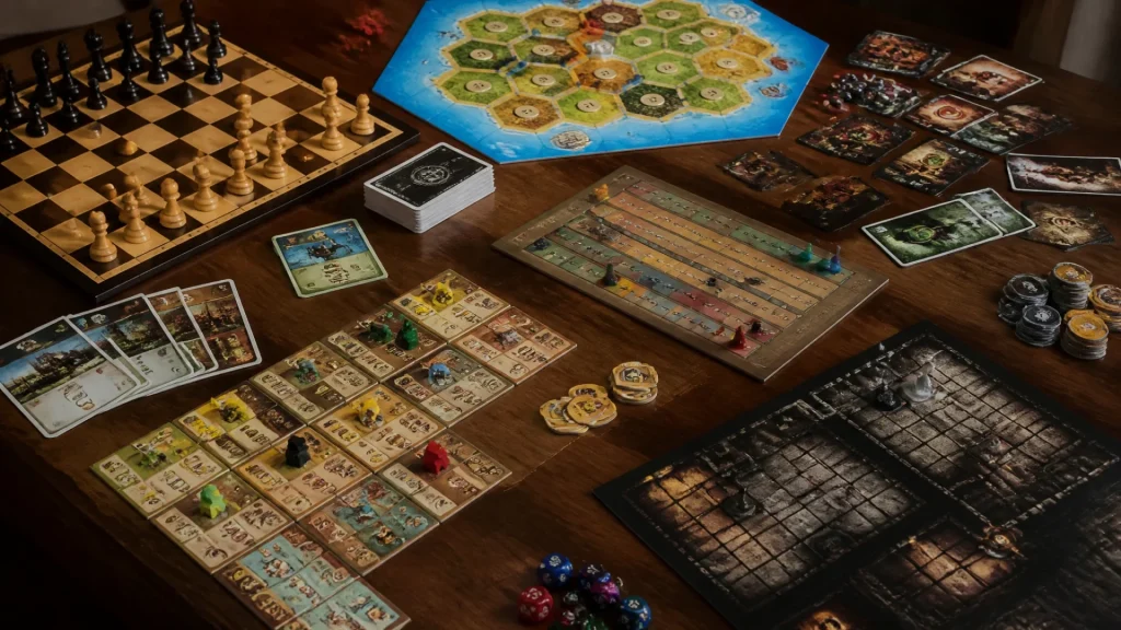 Les meilleurs jeux de société pour adultes selon chaque ambiance sans aucun texte