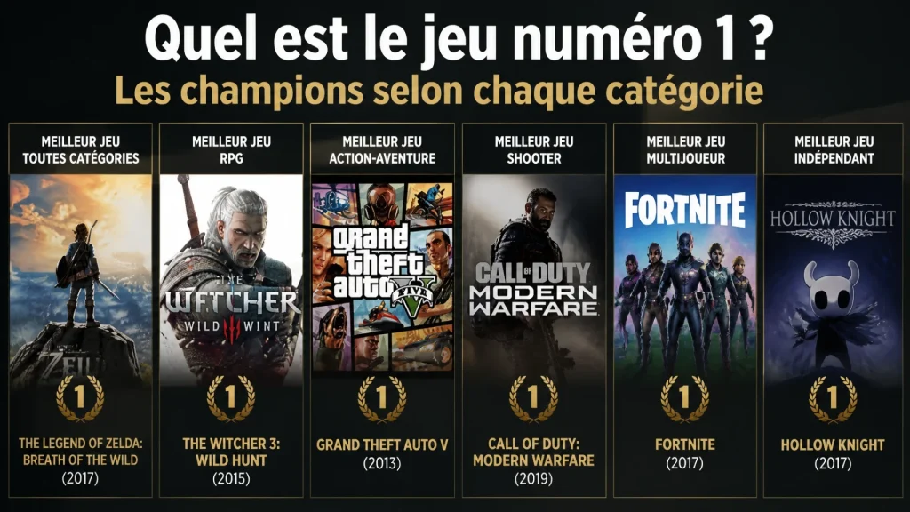Quel est le jeu numéro 1 ?