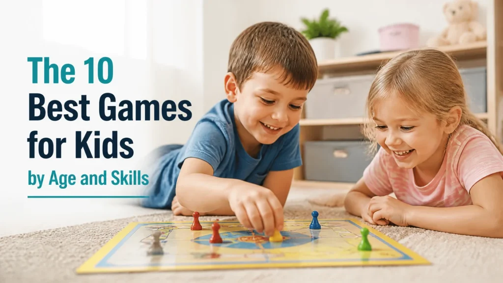 Les 10 meilleurs jeux pour enfants par âge et compétences avec texte