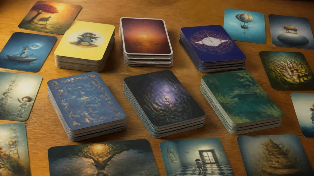 Quel est le plus beau jeu de cartes ? Comparaison de Dixit et de ses concurrents