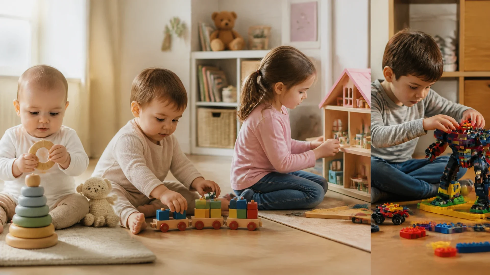Quels sont les jouets favoris des enfants selon leur âge ?