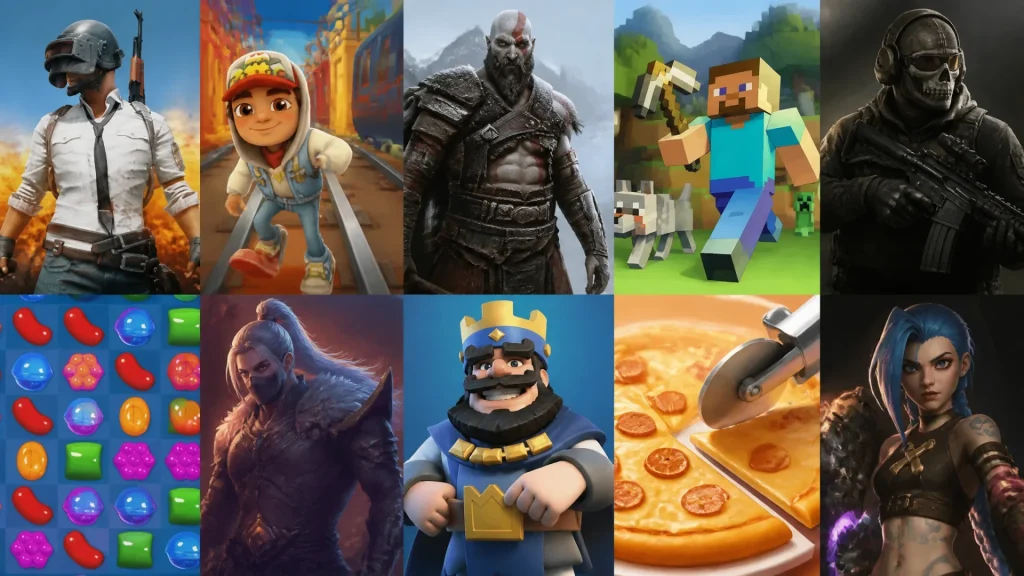 Les 10 jeux les plus téléchargés au monde en 2024