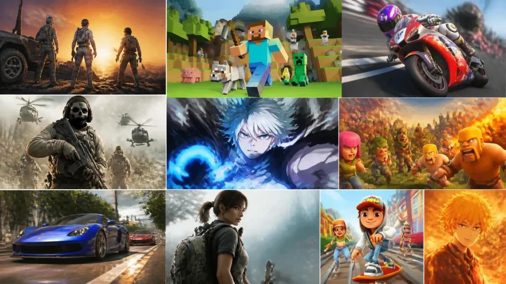 Les 10 jeux les plus téléchargés au monde en 2024