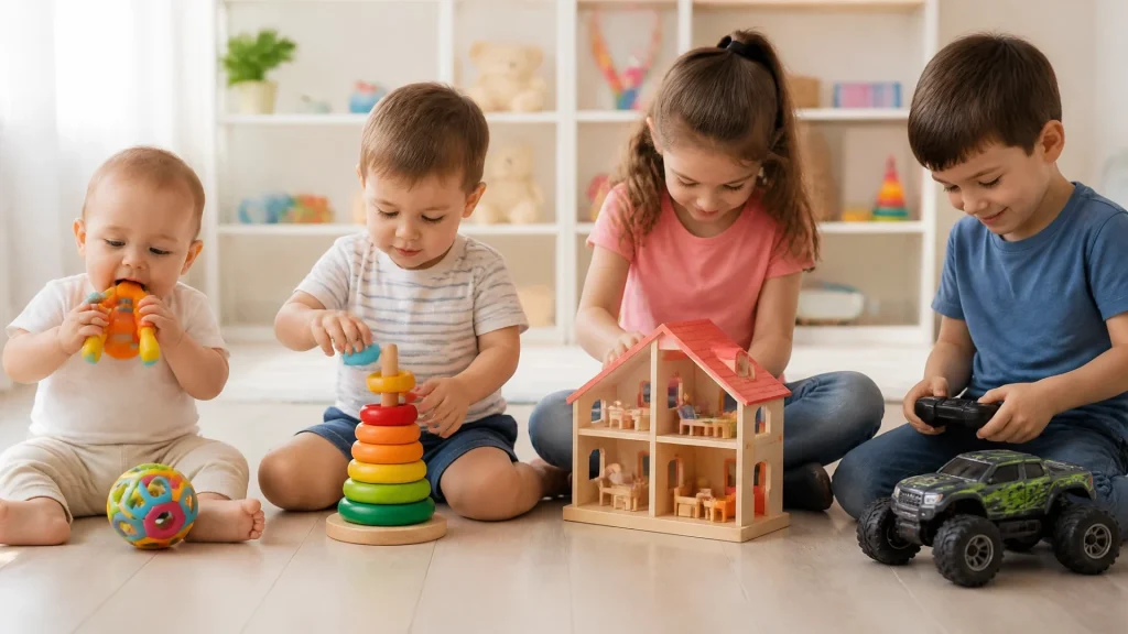 Quels sont les jouets préférés des enfants selon leur âge ?
