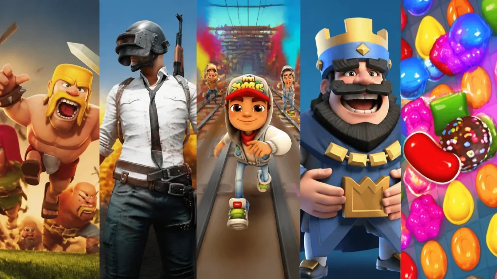 Quels sont les 5 jeux mobiles les plus joués au monde ?